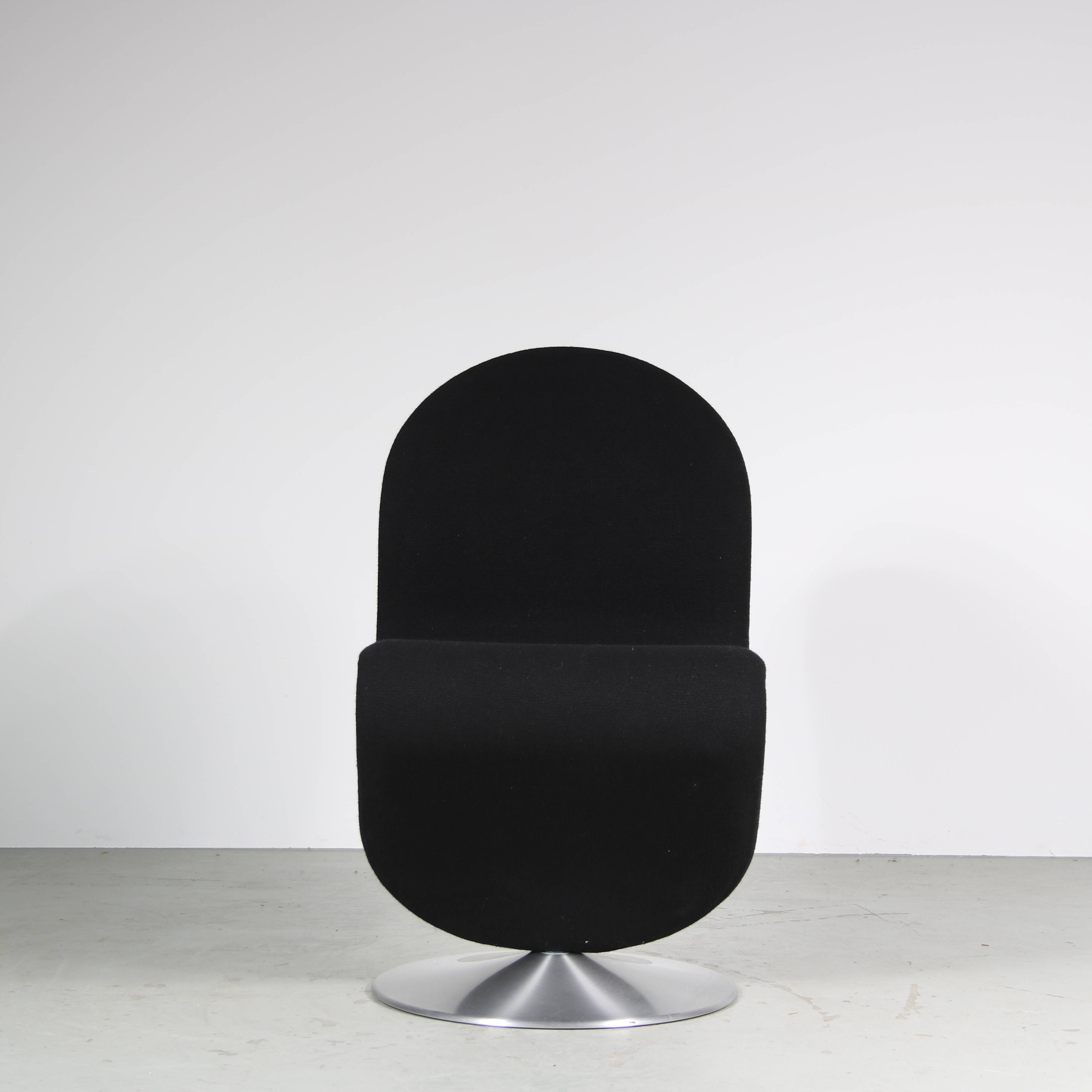 2020s Edition of 1970s 1-2-3 Chair by Verner Panton for VerPan, Denmark