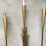 Brass wall sconce, 40s
