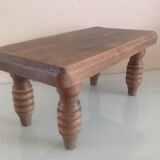 Old oak stool or footstool