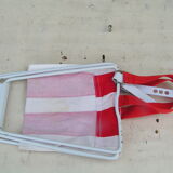 Fishing camping folding stool with transport handles