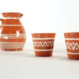 Ceramic Drinking Set, Czechoslovakia 1960s