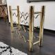 Vintage brass wine rack, 1970
