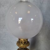 Authentic old large oil lamp