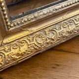 Miroir Louis Philippe doré 60x49cm