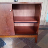 Bahut low teak vintage 80s