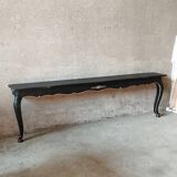 Large console in blackened wood