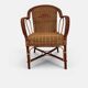 Vintage rattan armchair