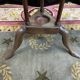 Louis XVI style pedestal table marble