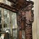 18th-century period mirror in carved wood, Louis XV style