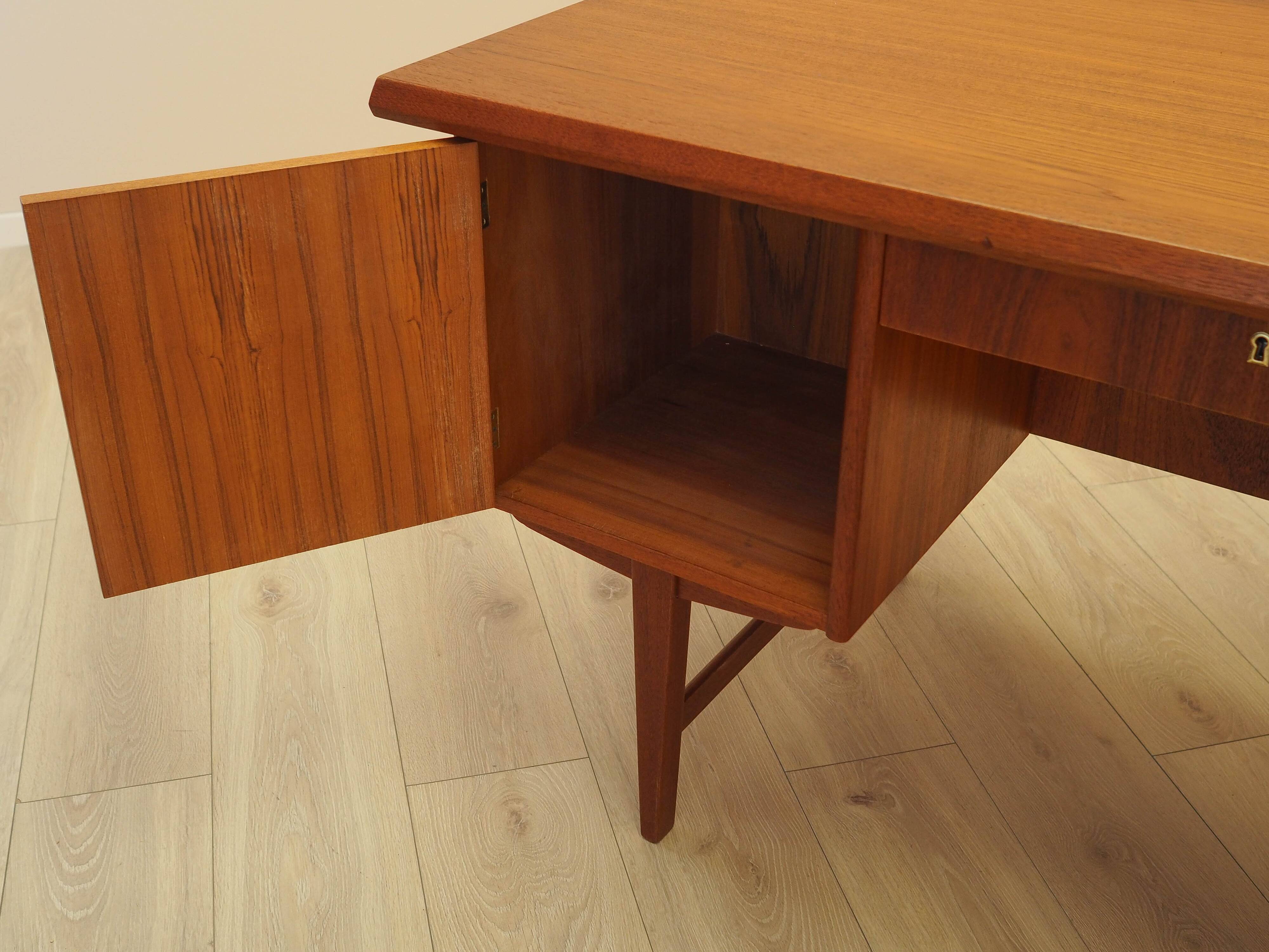 Teak desk, Danish design, 1970s, made in Denmark