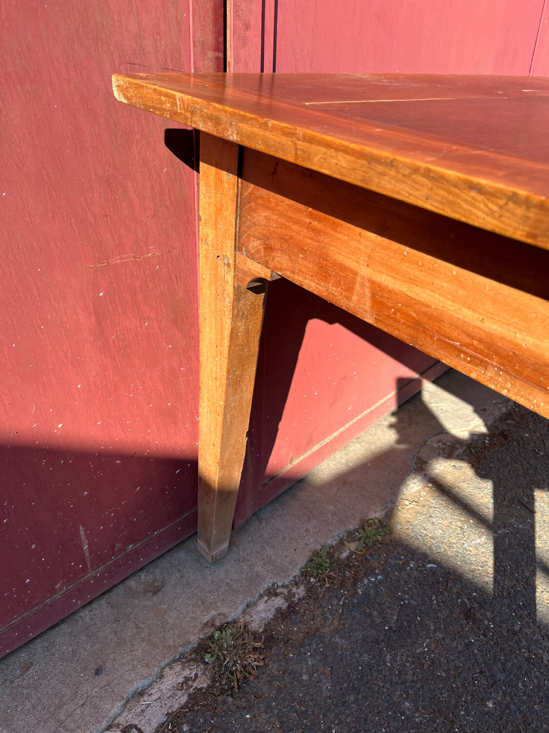Table de ferme tiroir coulissant