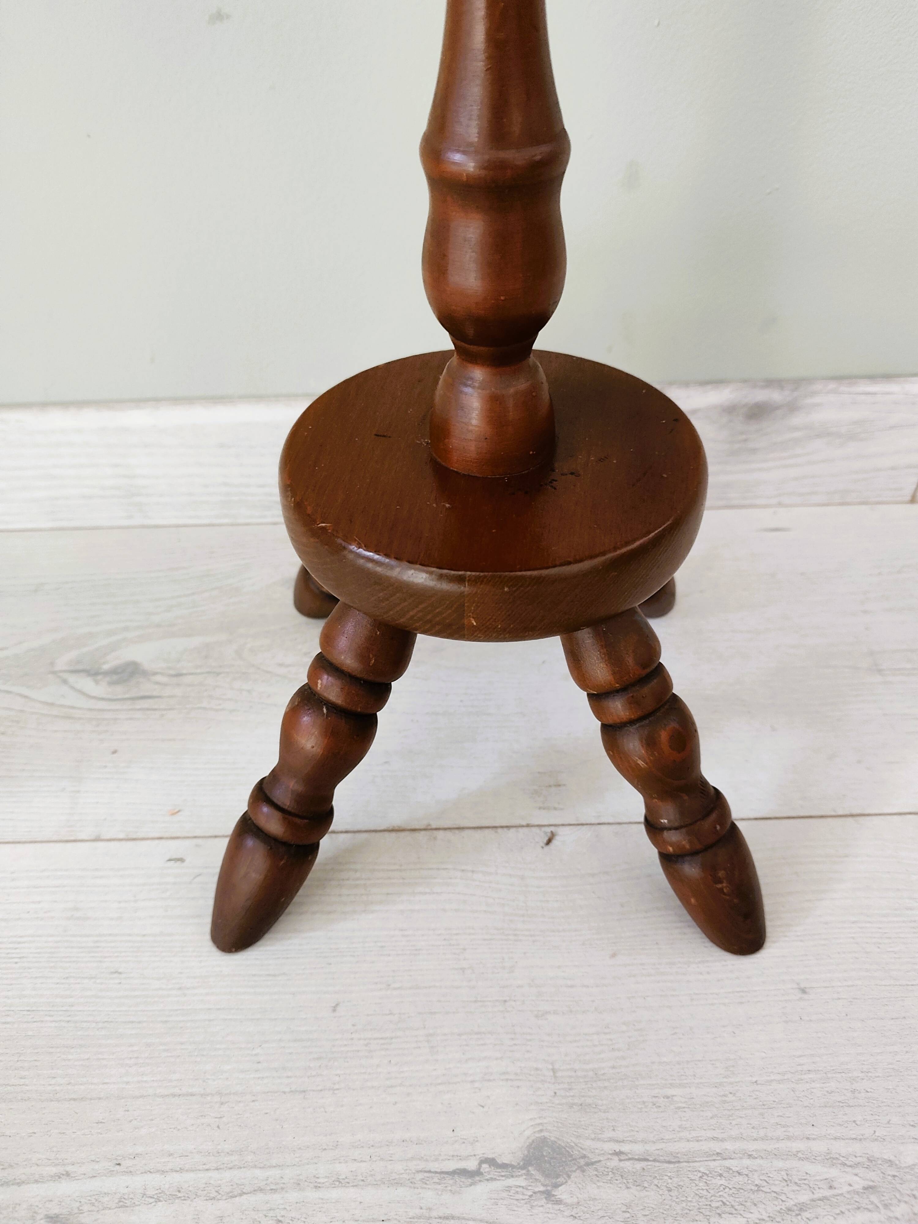Small antique wooden side table.