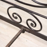 Antique wrought iron double bed, Italy 19th century