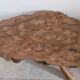 Coffee table in solid elm wood
