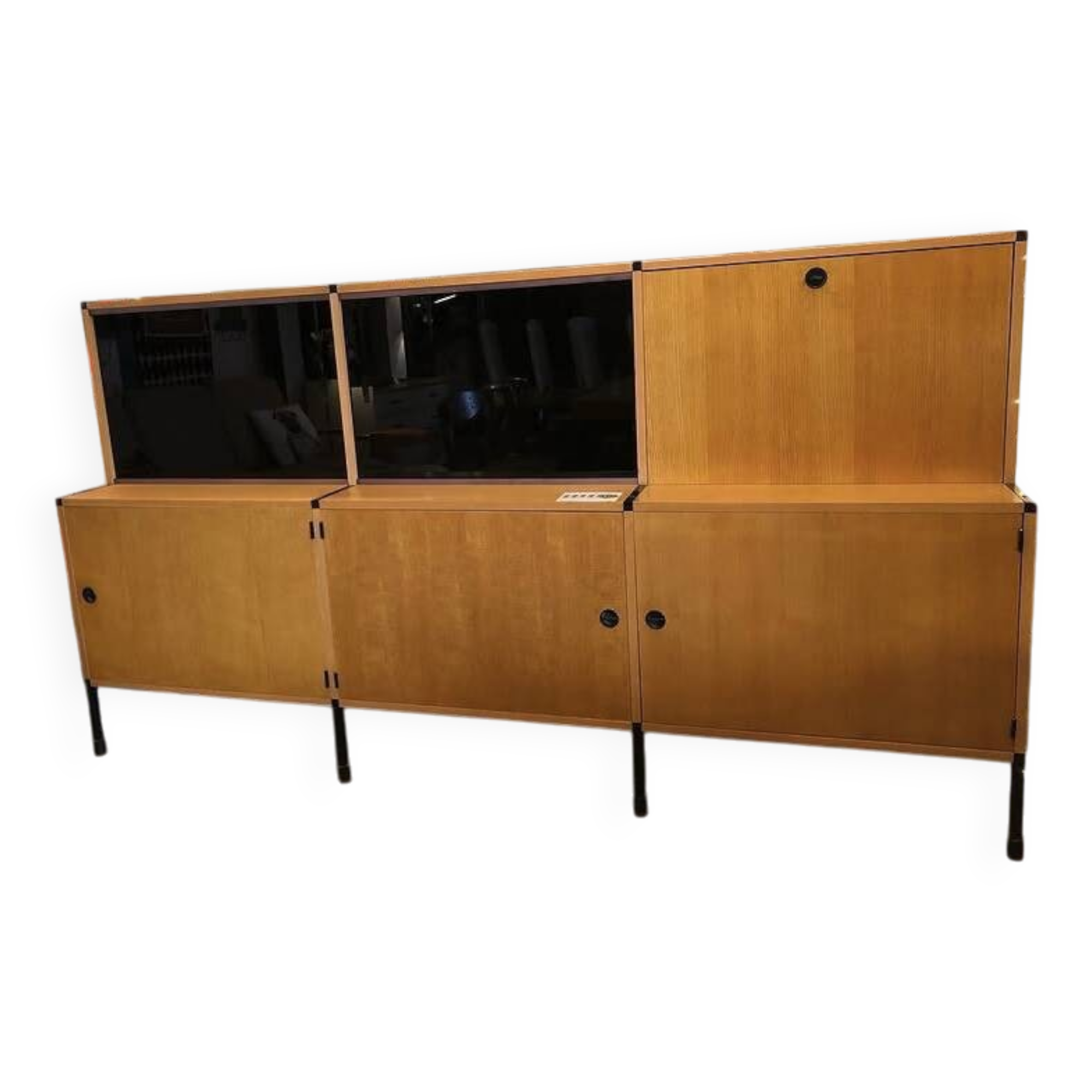 Minvielle high ash furniture / bookcase / sideboard