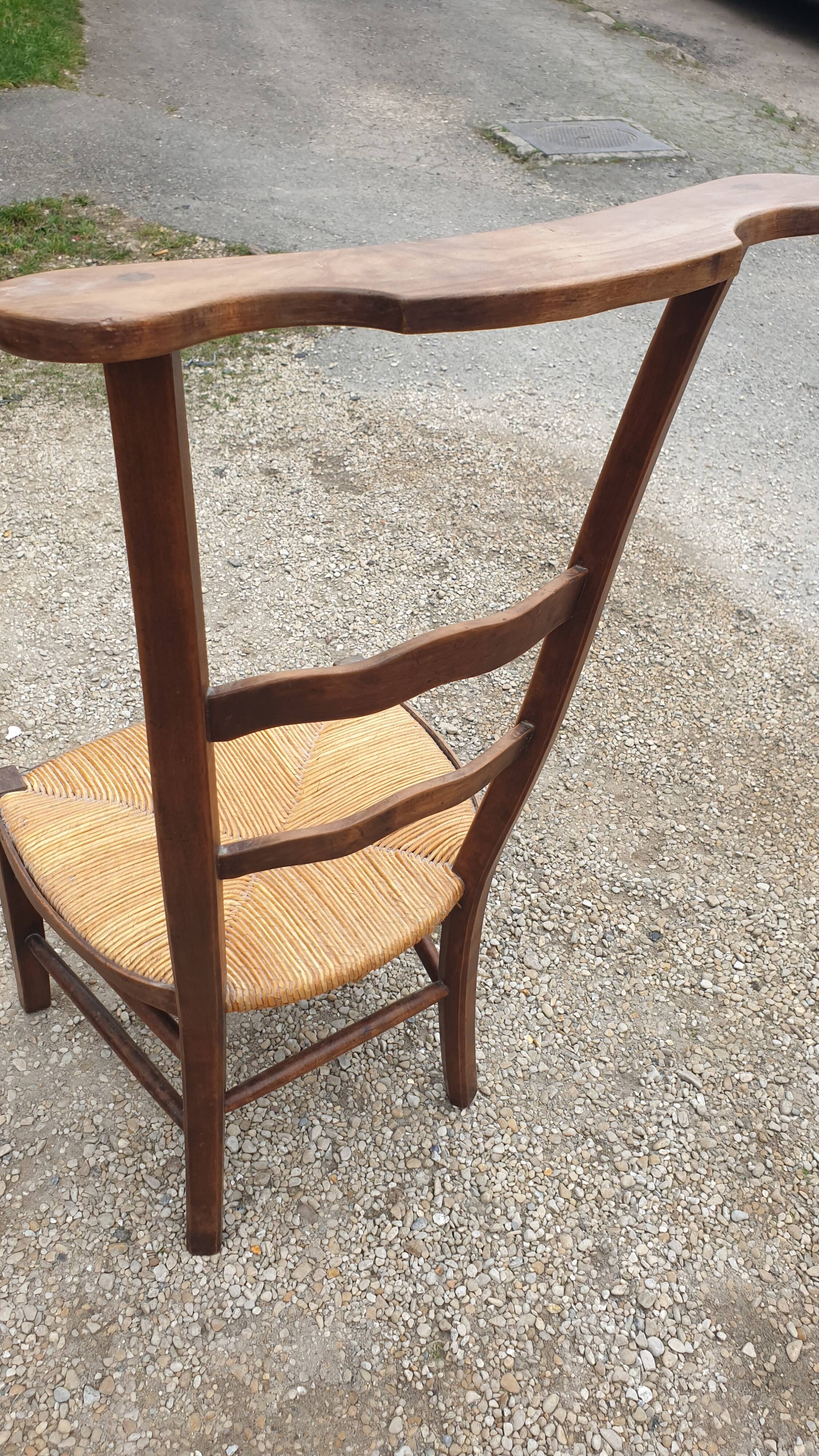 Prayer chair mulched