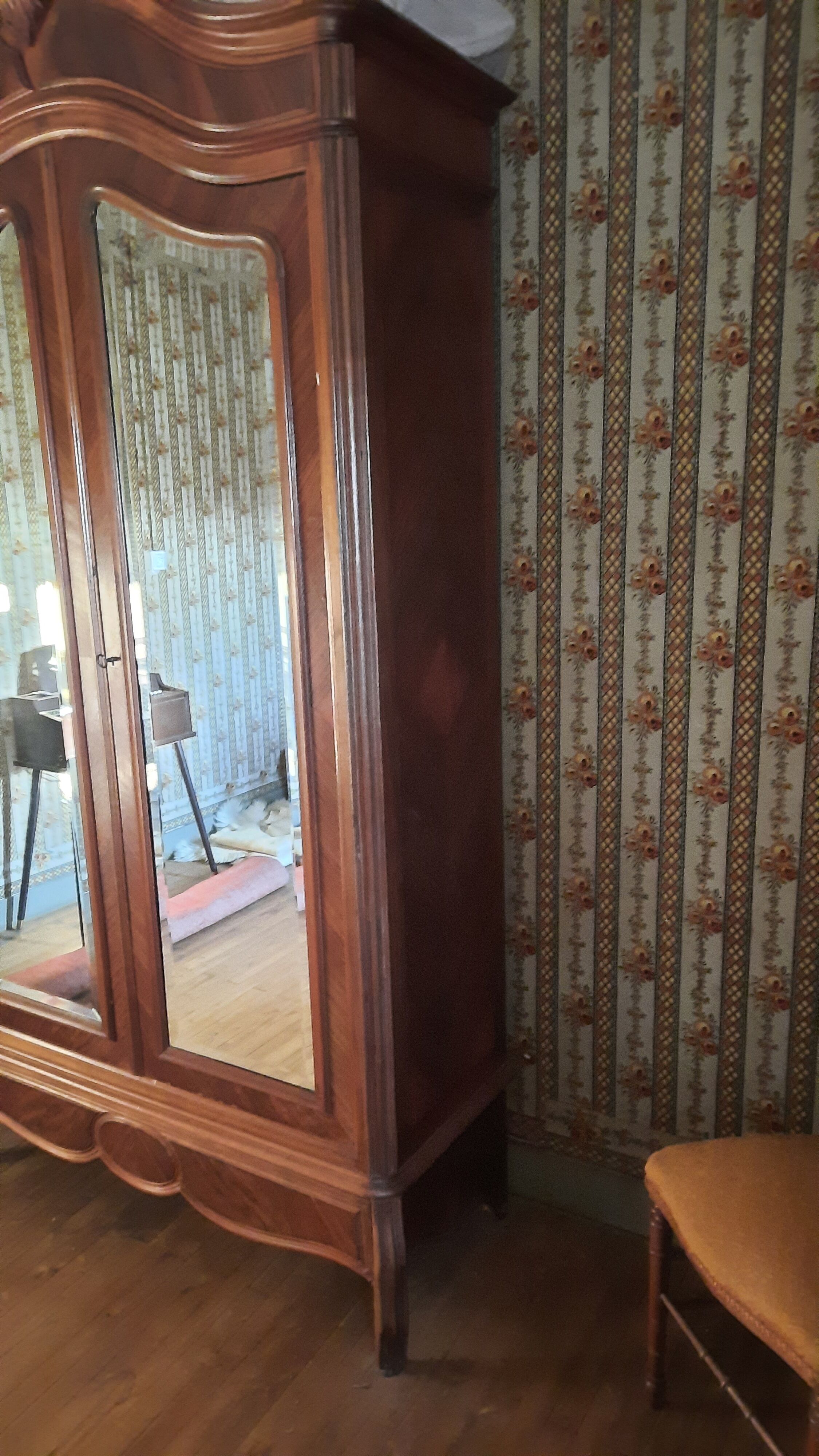 Louis XV rocaille style wardrobe