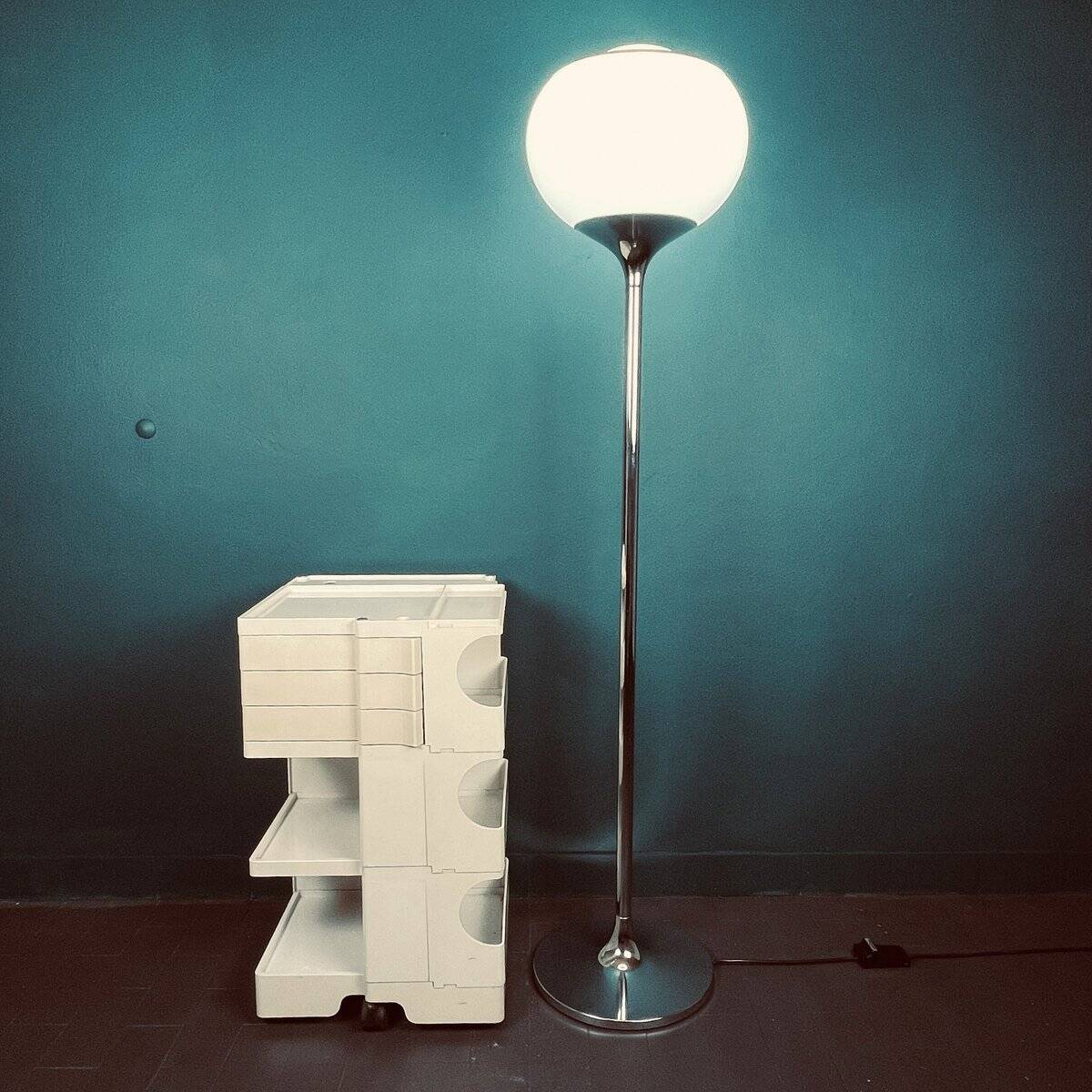 Mid-Century Bud Floor Lamp by Meblo, Italy, 1960s