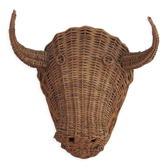 Rattan bull's head