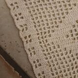 2 antique crocheted bedspreads