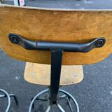 Tabouret chaise d’atelier loft industriel 60’s