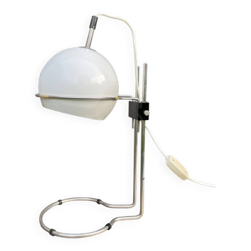 White Table Lamp Polam-Radom, 1970s