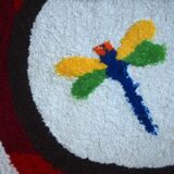 Tapis Contemporain ORA Hooked en Laine (73cm x 143cm), Édition Unique