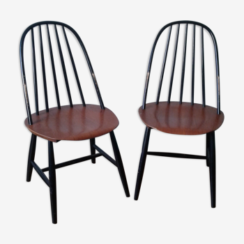 Paire de chaises scandinave et vintage