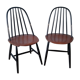 Paire de chaises scandinave et vintage