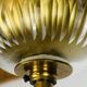 Palme & Walter chandelier, crystal and brass pendants, 1970s
