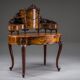 Coiffeuse en noyer Louis Philippe antique, 1860