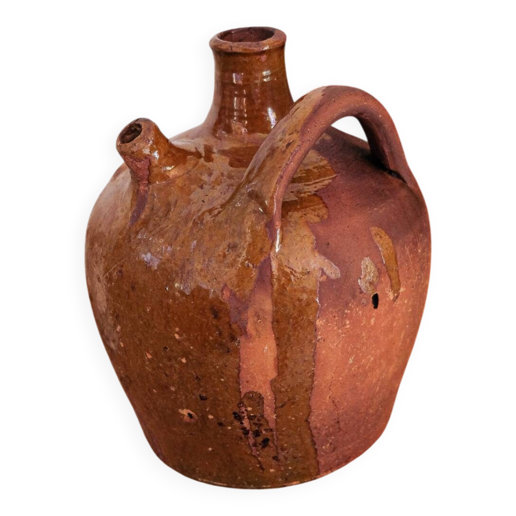 Cruche terre cuite vintage