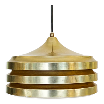 Multi layered pendant light by Carl Thore for Granhaga Metallindustri. Sweden 1970s.