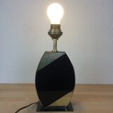 Brass and black lamp foot