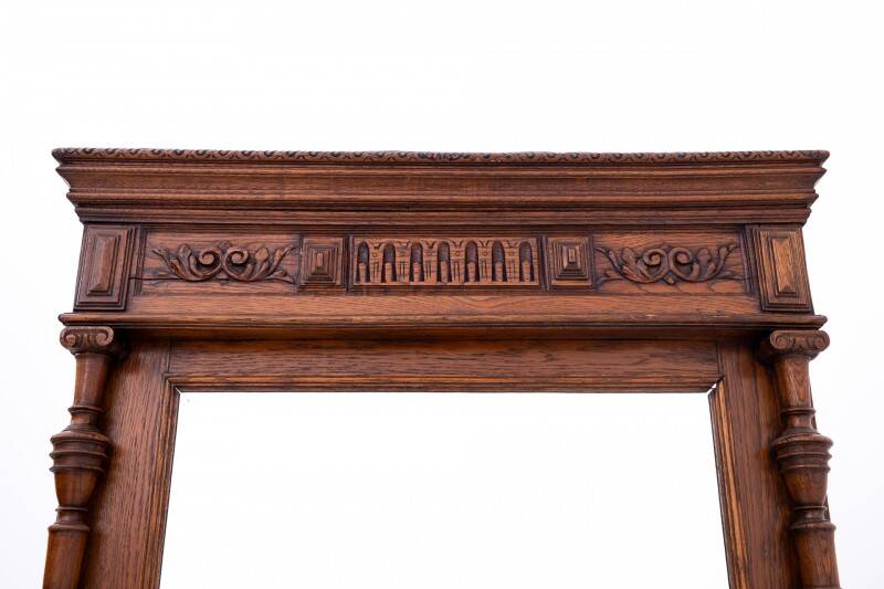 Eclectic mirror, France, circa 1890.