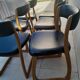 6 vintage Self sled chairs danish