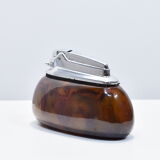 Ronson table lighter and its case