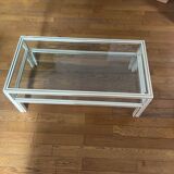 Table basse en alu - Pierre Vandel Paris - année 70