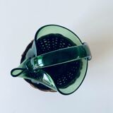 Blown glass pitcher