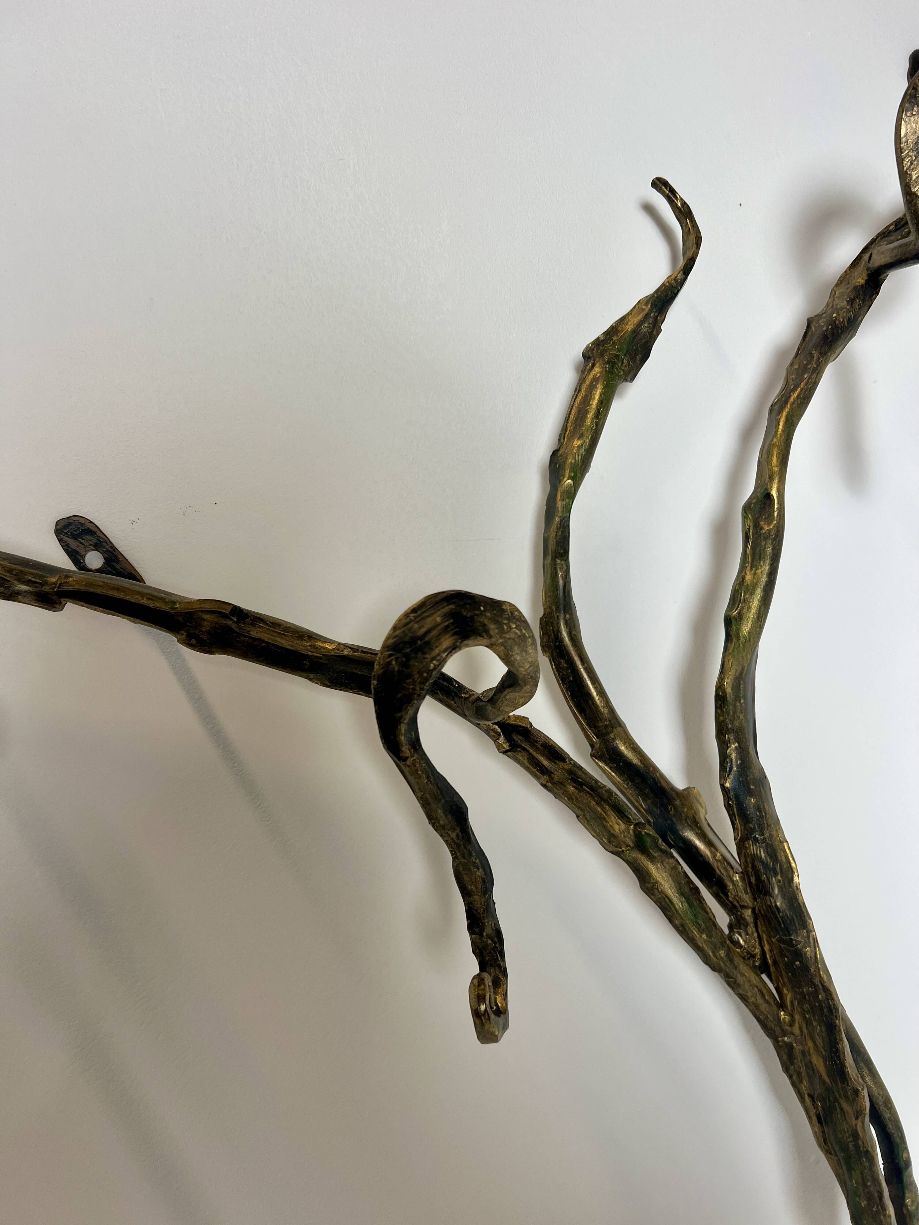 Coast Rack, Bronze, Signed, Italy, 1974