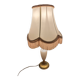 Lampe à poser en bronze et opaline