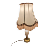 Bronze and opaline table lamp