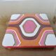 Formica trivet with psychedelic pattern 1970