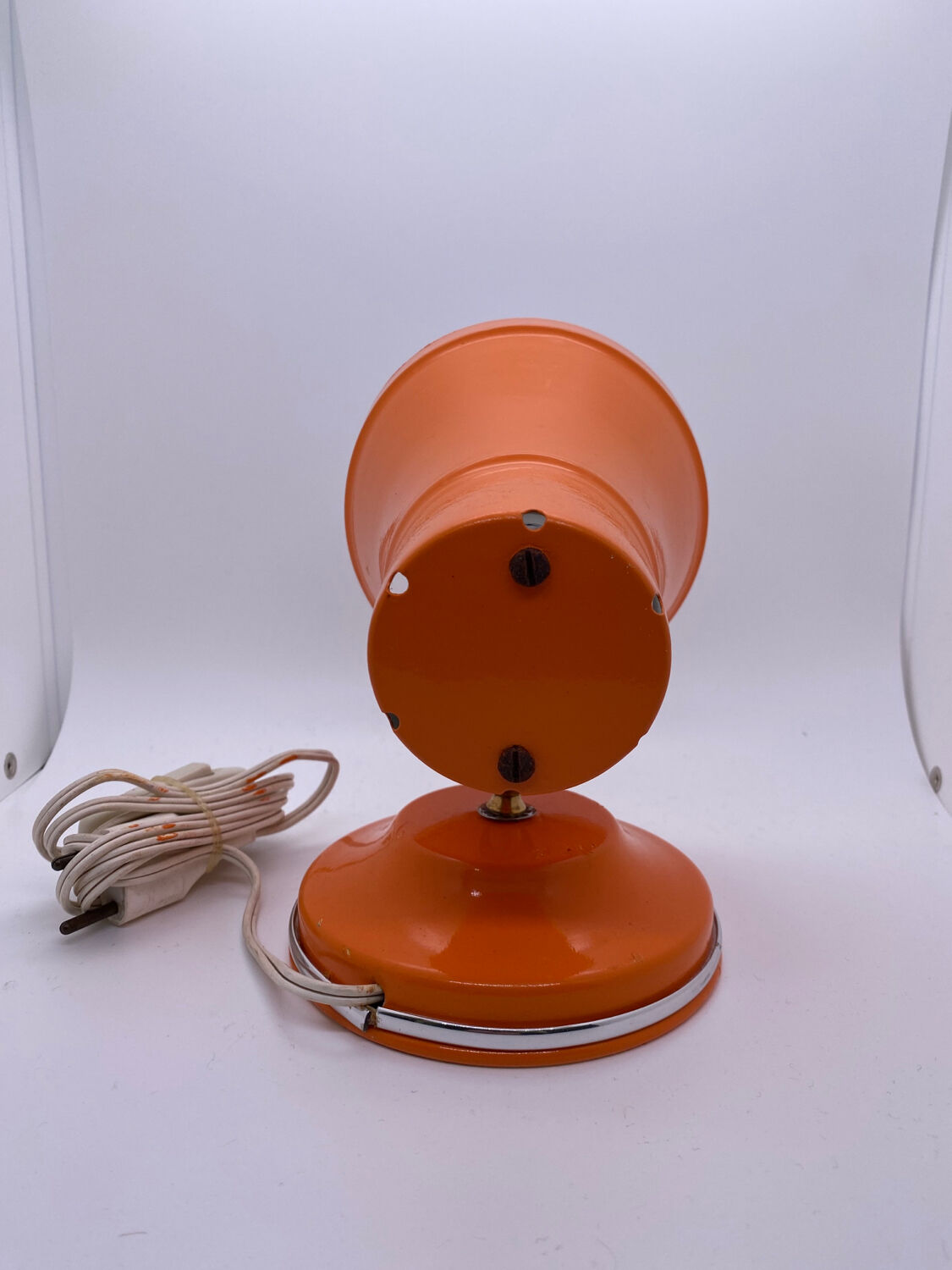 Orange vintage table lamp