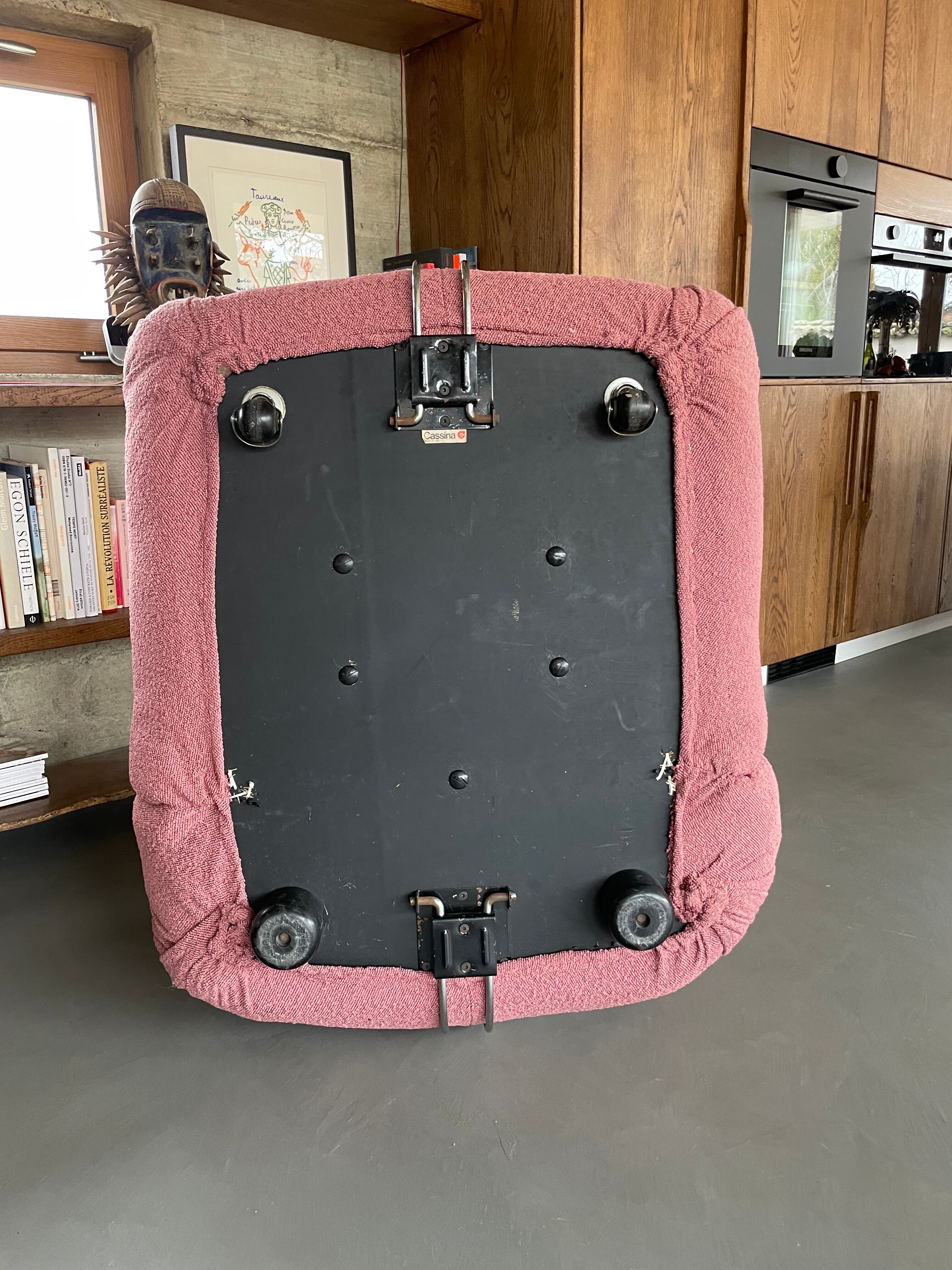 Armchair Soriana Afra and Tobia Scarpa 60s Cassina