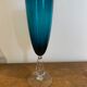 large Italian green blue vase