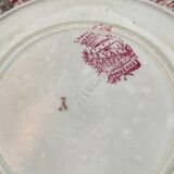 Faience flower plates