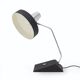 Table lamp in chrome metal and painted black by Seminara, 1960s.