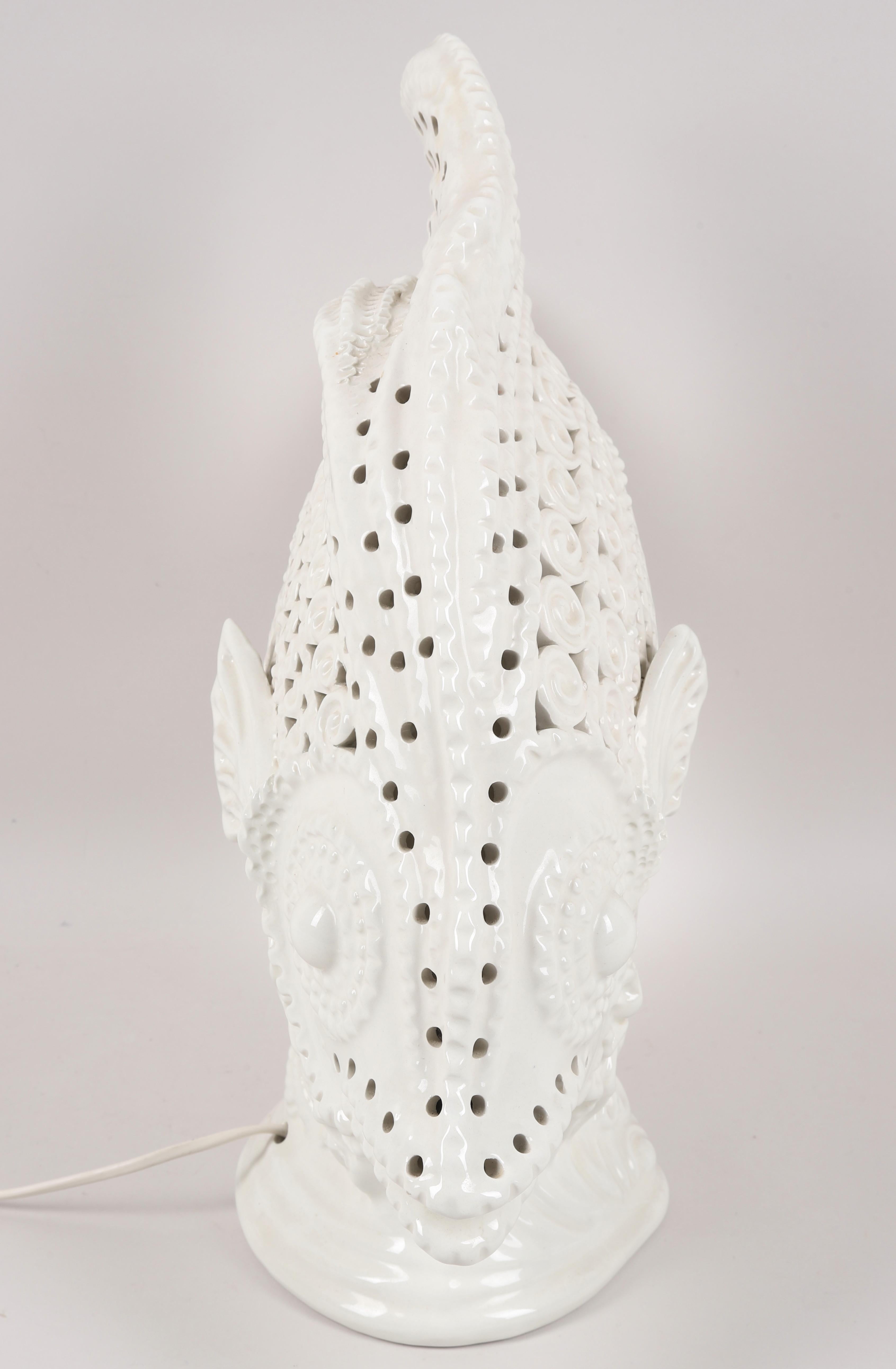 XXL table lamp Handmade in ceramic Anonymous Italy 1960