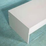 Minimalist television/audio furniture Pastoe q-bus, 1970s design.